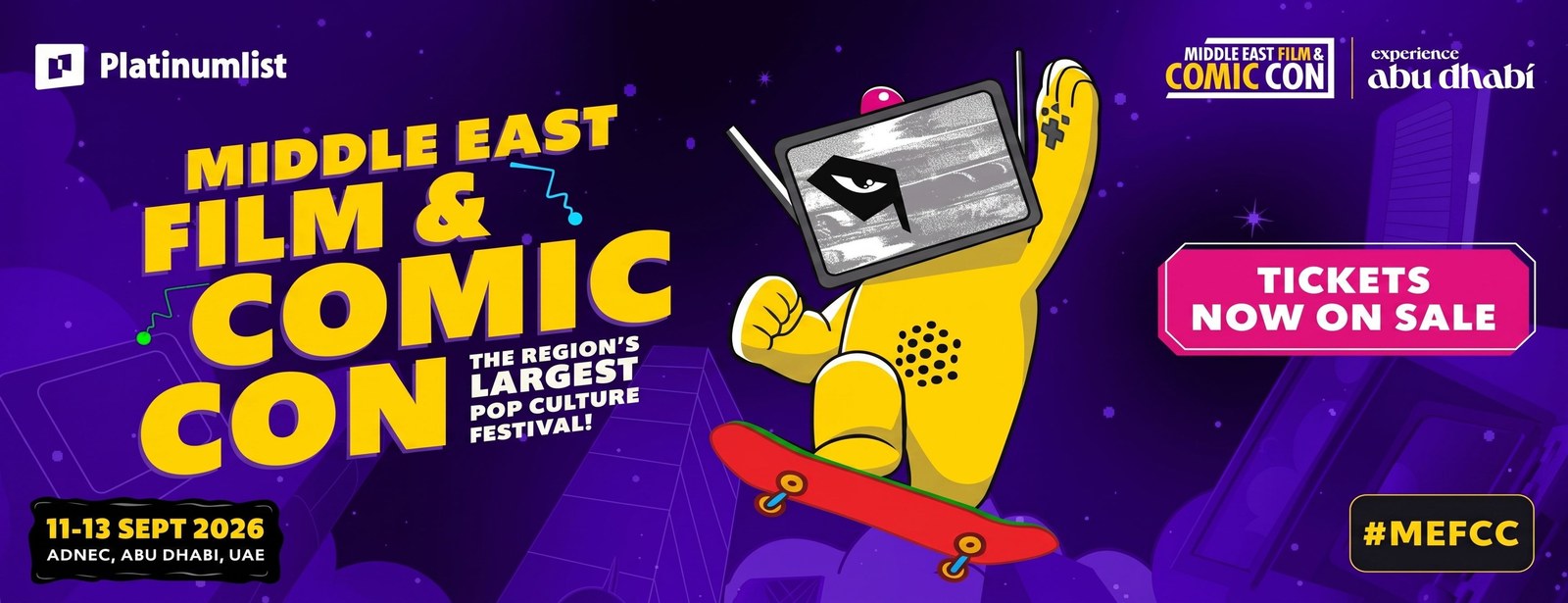 Middle East Film & Comic Con 2026 (MEFCC) in Dubai