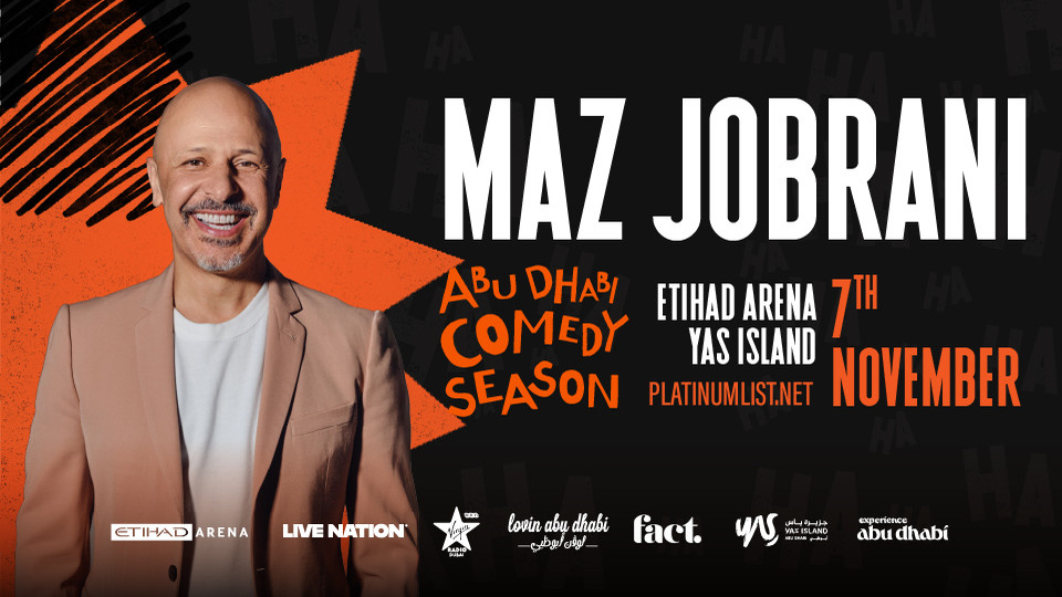 Maz Jobrani at Etihad Arena Maz Jobrani at Etihad Arena