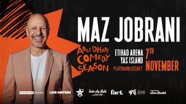 Maz Jobrani at Etihad Arena Maz Jobrani at Etihad Arena