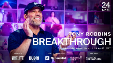 Tony Robbins Breakthrough 2027 in Dubai